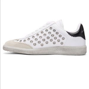 Isabel marant white Bryce studded sneakers
